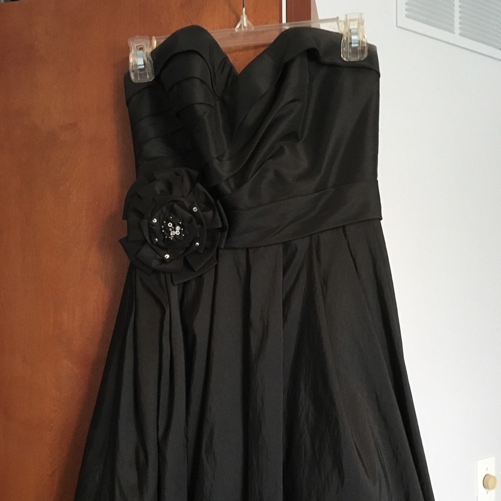 Black cocktail dress